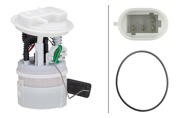 HELLA Kraftstoff-Fördereinheit, elektrisch, 4-polig, mit Dichtung/mit Tankgeber, 8TF 358 106-491