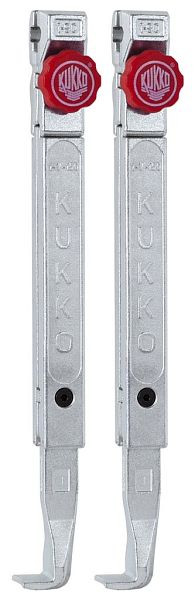 KUKKO 2 schnellverstellbare Abzughaken (Paar), Hakenlänge: 200 mm, 1-192-P