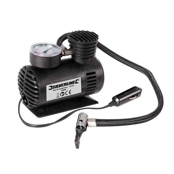 Silverline Mini-Druckluftkompressor, 12 V DC, 425689