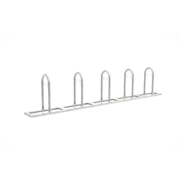 Stein HGS Reihenanlehnbügel -Track-, 5 Bügel / 4250mm, 10 Einstellplätze, track35