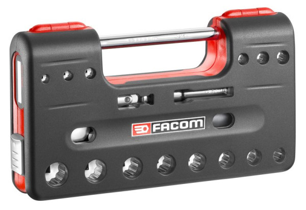 Facom Steckschlüssel-Set 3/8Z D-Box, 18-teilig, JL.DBOX112PB