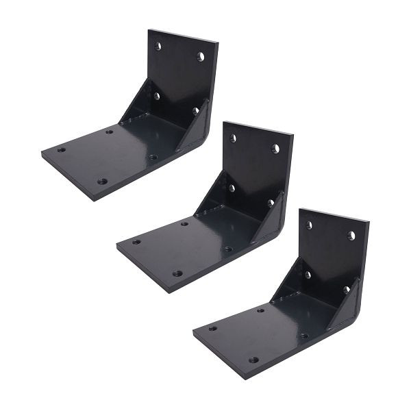 Mendler 3er-Set Deckenadapter für Kassetten-Markise T124, Deckenmontage Halterung Adapter, anthrazit, 3x76438