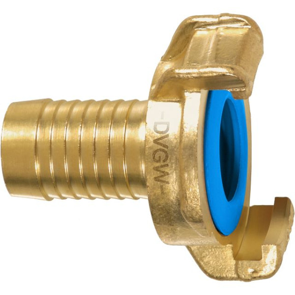 GEKA plus Schlauchstück K 3/8" - 10mm MS DVGW BF, VE: 10 Stück, 02.0200