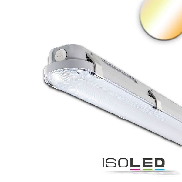 ISOLED LED Wannenleuchte 120cm mit Notlichtfunktion, IP65, PowerSwitch 25-40W, ColorSwitch 3000/4000/5000K, 116026