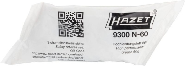 Hazet Hochleistungs-Fett, Verwendung in Schlagschraubern, 9300N-60, 4000896203406