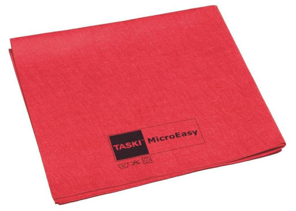 TASKI MicroEasy Mikrofasertuch - rot, VE: 5 Stück, 7514574, 7615400063253