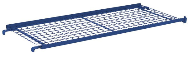 VARIOfit Etagenboden drahtvergittert, Ladefläche: 1.320 x 535 x 20 mm (B/T/H), pulverbeschichtet RAL 5010 enzianblau, zsw-540.212