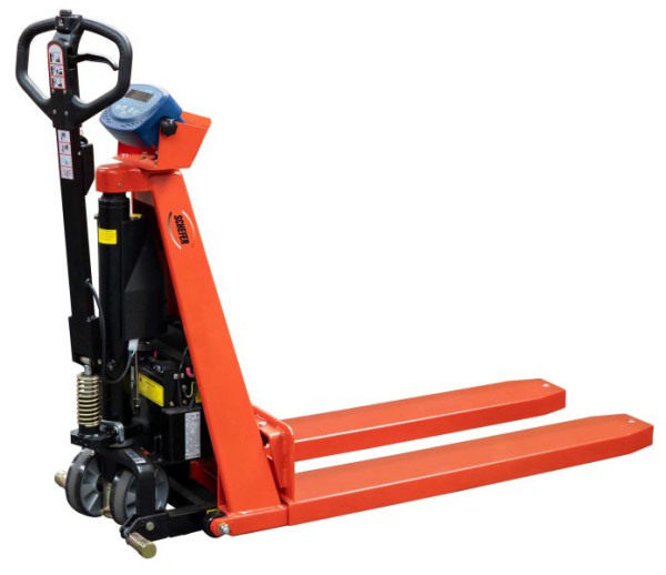 Schefer Elektro-Scherenhubwagen SHW Premium 10E mit Waage inkl. Batterie & Ladegerät, 1102045SLTEW