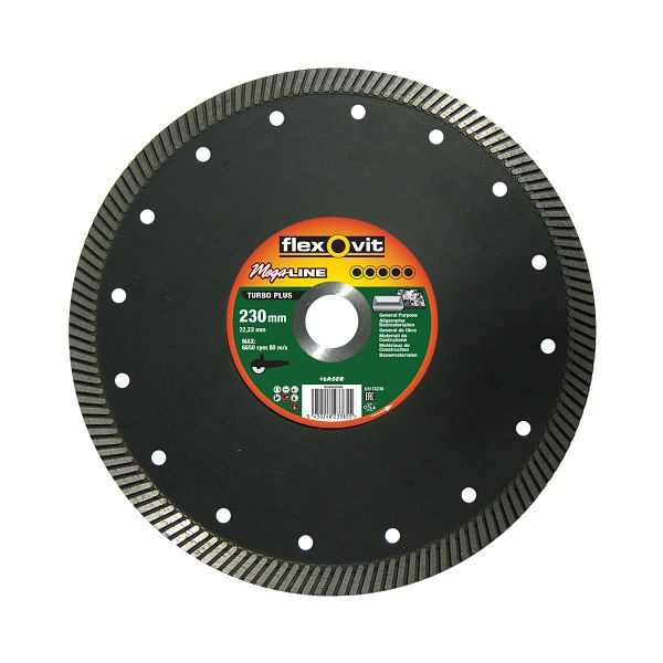 Flexovit Diamantscheibe MEGALINE - TURBO PLUS, Durchmesser: 230 mm, 70184623438