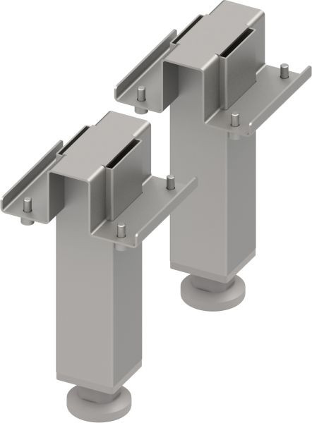 Stalgast Edelstahl Satz Beine Boxversion 2.0, 200 mm Höhe (2 Stück), BX9901200