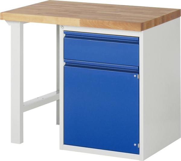 RAU Werkbank 7502I1, B1000xT700xH890mm, 1xSchublade-TA, 1xTür, 03-7502I1-107R4M.11