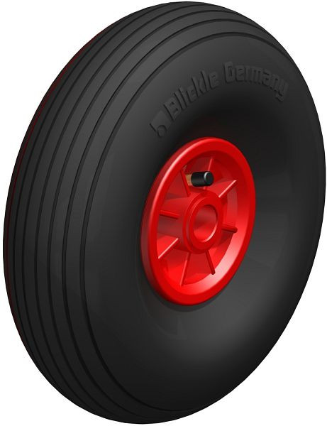 Blickle PK 300/25-75G-ROT Rad, Luftreifen, Schwarz, 742048