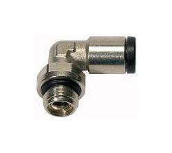 Riegler L-Steckverschraubung, drehbar, Außengewinde zylindrisch mit O-Ring (NBR), 108602