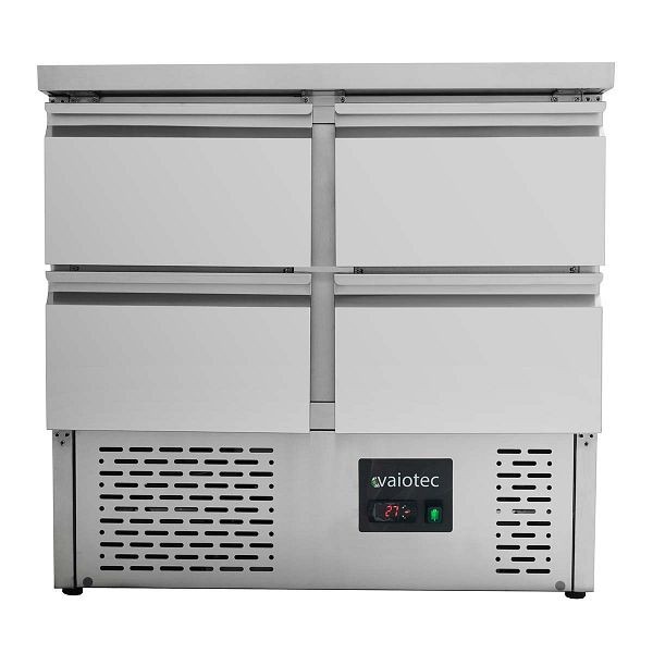 Vaiotec EASYLINE Kühltisch Mini 700 / 2-fach - mit 4 Schubladen, 90x70x85 cm, 10014