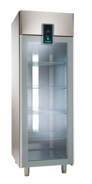 ALPENINOX Umluft-Gewerbekühlschrank KU 702-G-Z Premium, für GN 2/1, zentralgekühlt, Umluftkühlung, 402728842