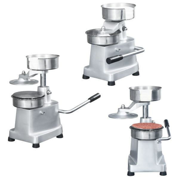 vidaXL Hamburgerpresse mit 500 Trennpapieren Aluminium 13 cm, 50996
