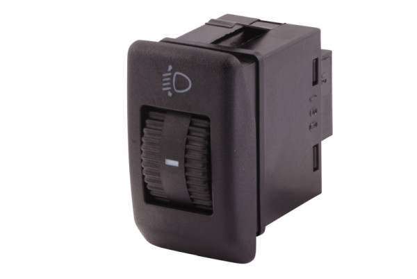 HELLA Regler, Leuchtweitenregulierung, 12V, Drehbetätigung, mit Stellregler, für Fahrzeuge mit Leuchtweitenregulierung (elektrisch), 6ZB 006 377-017