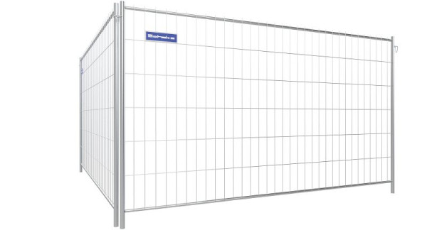 Schake Mobilzaun „Light”, mit Haken und Ösen, 3B2035LH, 4250384734558