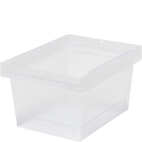 BITO Mehrwegbehälter MB ohne Zubehör/Gefahrgut /MB 64221 600x400x223 transparent, C0401-0045