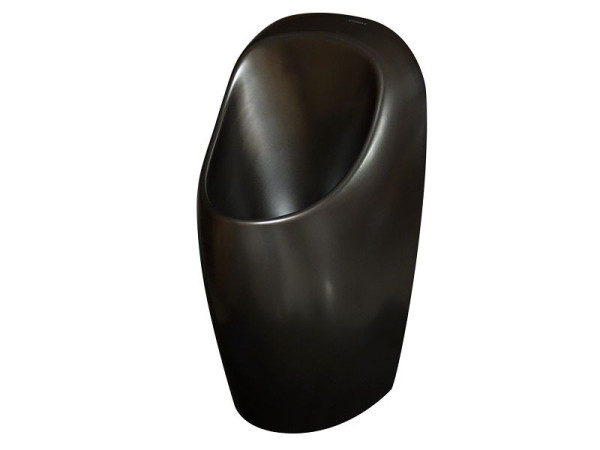 URIMAT Urinal ceramiccompact, wasserlos, schwarz (matt), 12.305