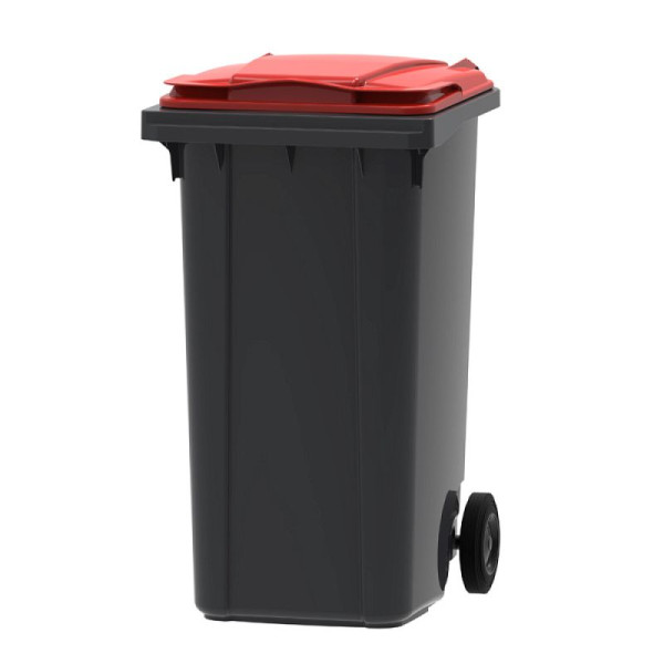 STEIN HGS Mini Container, grau, rot, 240 Liter, 83719.0013
