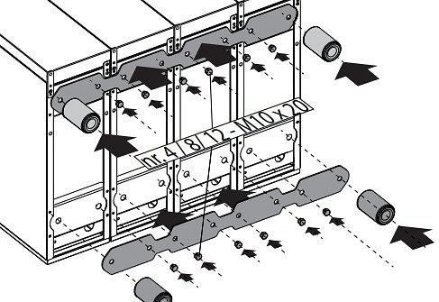 ZANUSSI Support-Kit für Füße, bei Kombination von zwei (2) EF200 / 9LT, 406206438
