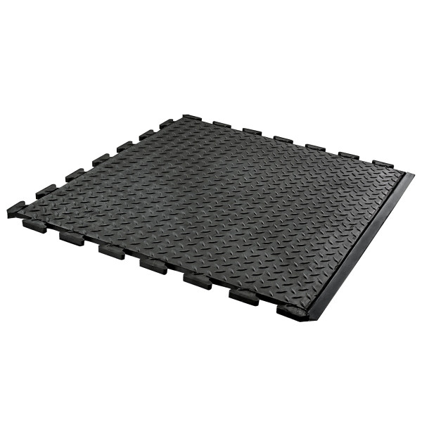 ADB Arbeitsplatzmatte Typ I, Kantenstück, sw, 55° Shore, 12917