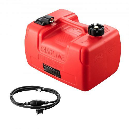VEVOR Marine-Kraftstofftank, 12 L, tragbarer Bootstank mit Außenbordmotor, Kunststoff-Außenbord-Kraftstofftank, CYCYXWS3GAL0FPMRNV0