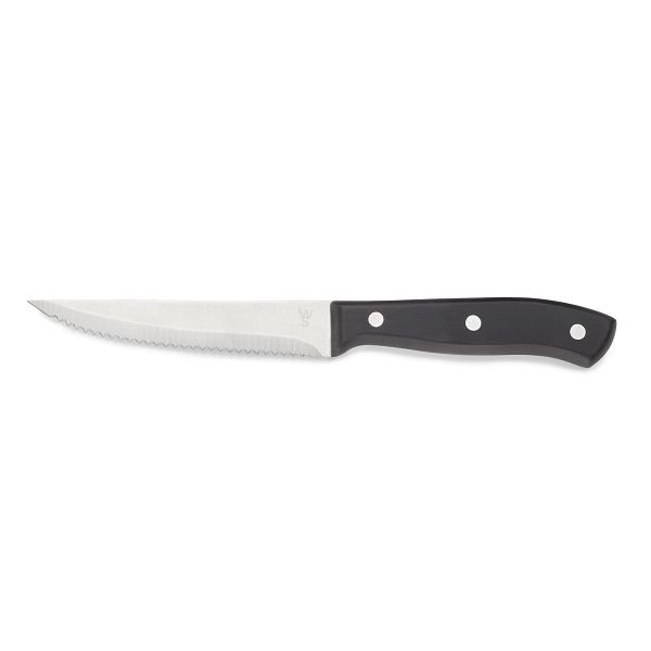 WAS Steakmesser Set, mit POM Kunststoffgriff, 23 cm, Polyoxymethylen, Chromstahl 13/0, VE: 6 Stück, 6421023