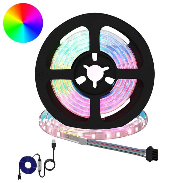 vidaXL LED Streifen 12-teilig Schwarz und Transparent 900 mm, 3429103