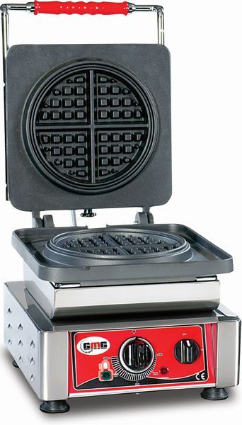 GMG Waffeleisen American, 1x (Ø16 x 1,5cm), wechselbare Backplatte sehr einfach Montage, 50° bis 300°C, leichte Reinigung, WE-06