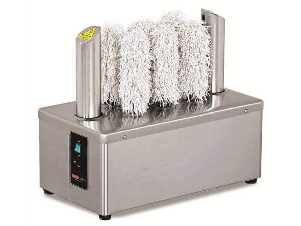 SGS Gastro Gläserpoliermaschine, mit 8 rotierenden Rollen, 600-720 Gläser/h, BPR001