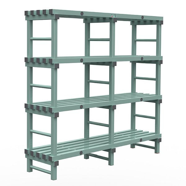 REA Euro-Regal 1800x500x1750mm, 4 Ständer mit 450mm Abstand, 308.153