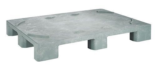 DENIOS Fasspalette, aus PE-RE, 800 x 1200 x 150 mm, 9 Füße, VE: 5 Stück, 312663