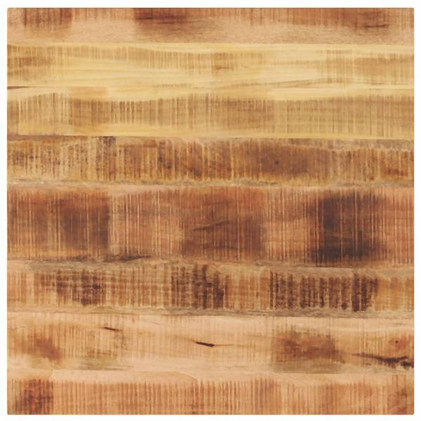vidaXL Tischplatte 70x70x2,5 cm Quadratisch Raues Massivholz Mango, 371341