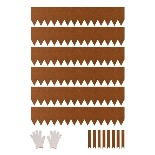 VEVOR Rasenkante, 6er Pack, 1016 x 203,2 x 1,5 mm, Metall, biegbare Beet- & Raseneinfassung, Garten- & Hofgestaltung, NHGJSPZ6PCS46POJUV0