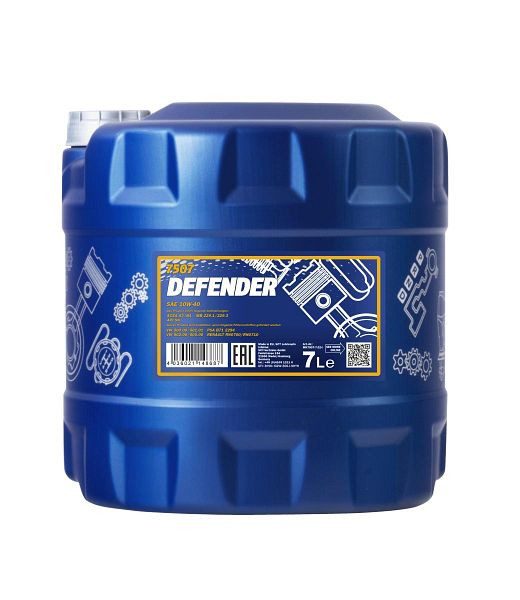 MANNOL Universalmotorenöl 7507 Defender 10W-40, VE: 7 l, MN7507-7