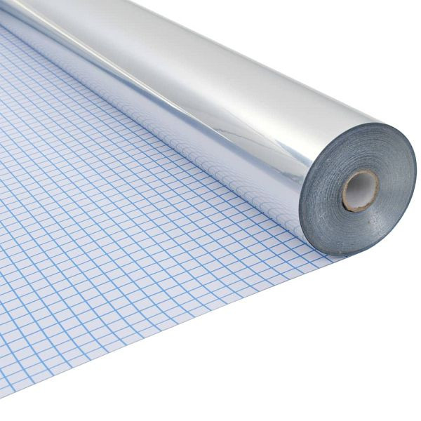 vidaXL Spiegelfolie Fensterfolie Sichtschutz Selbstklebend 0,9x20 m, 142787