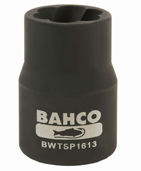 Bahco 1/2" Spezial Steckschlüssel-Einsatz zum Lösen defekter Muttern oder Schraubköpfe, 24 mm, BWTSP1624