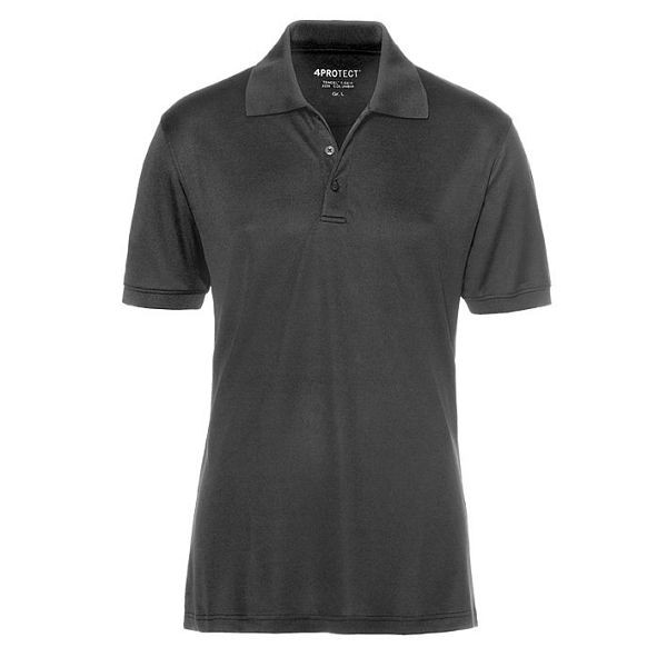 4PROTECT UV-Schutz-Poloshirt MADISON, grau, Größe: XXL, 3336-XXL