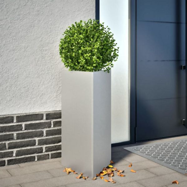 vidaXL Pflanzkübel Dreieckig 40x34,5x70 cm Verzinkter Stahl, 851167