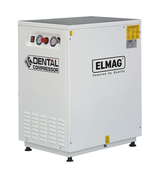 ELMAG Dentalkompressor 240/8/30W-SILENT, EXTREME SV 30L 1,5CV, ohne Trockner, 21112