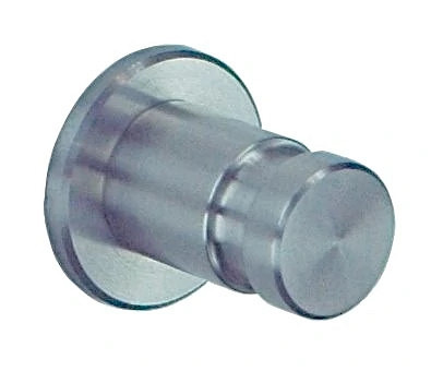 DREILICH Edelstahlverarbeitung Einzelhaken 202-2-4/ Oberfläche matt, Rosette, Diebstahlhemmend, 1001010085