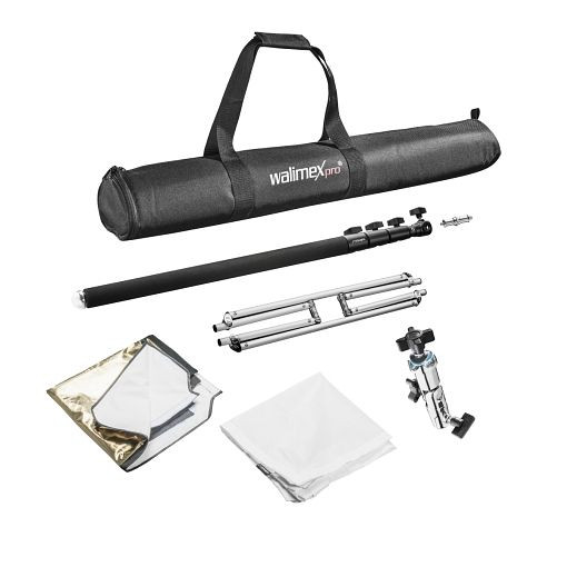 Walimex pro 5in1 Diffusor Panel faltbar 90 + Grip, 1021958