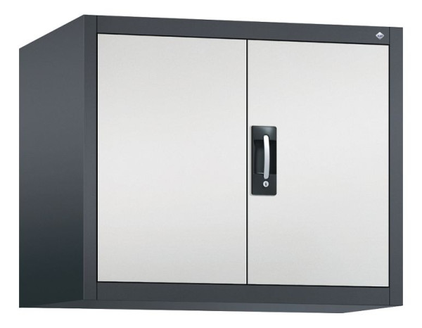 C+P Aufsatzschrank Acurado, H790xB930xT600mm, Farbe: Schwarzgrau / Lichtgrau, Muldengriff, 9295-000 S10007