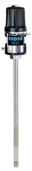 Rapid Pneumatische Hochleistungs-Fettpumpe zum Einbau in Leitungssysteme oder direkt auf dem Fass (bis max. 50 kg Fettgebinde), 60 010