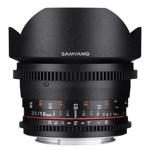 Samyang MF Videoobjektiv 10mm T3,1 Video APS-C Canon EF, 1021515