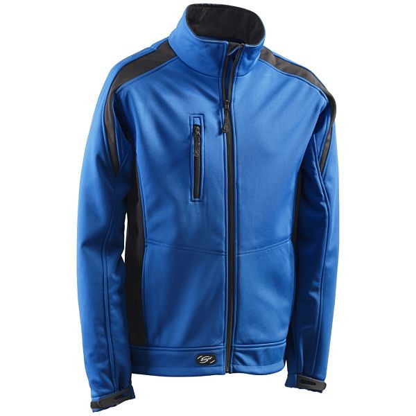Korsar Softshelljacke Athletic royalblau-schwarz in Größe S, 3371121277