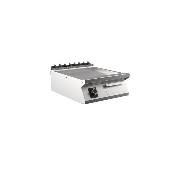 Mareno M1-900 elektrische Griddleplatte mit glatter, mattverchromter Platte, 60cm, 600(B)x920(T)x250(H)mm, FT96ELCST, 191.241