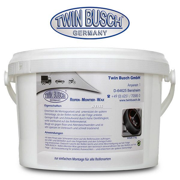 Twin Busch Reifen-Montier-Wax 3 kg, TW1530MP, 0741187303194